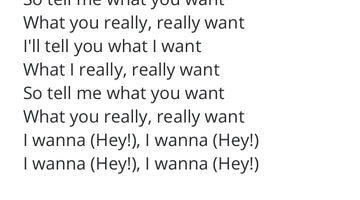 So Tell Me What You Want